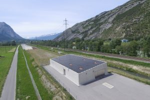Referenz_Neubau PV-Anlagen auf den Tunnelzentralen des Tunnels Turtmann